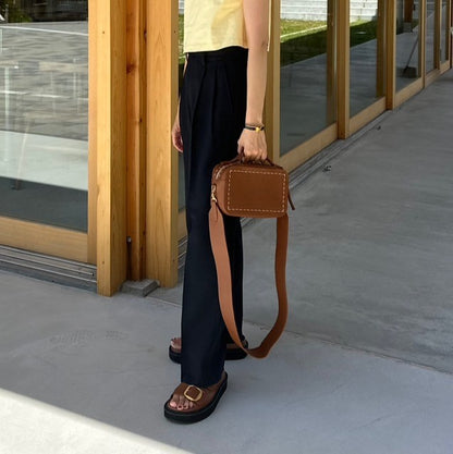 【NEW】BONPOINT　brown×white