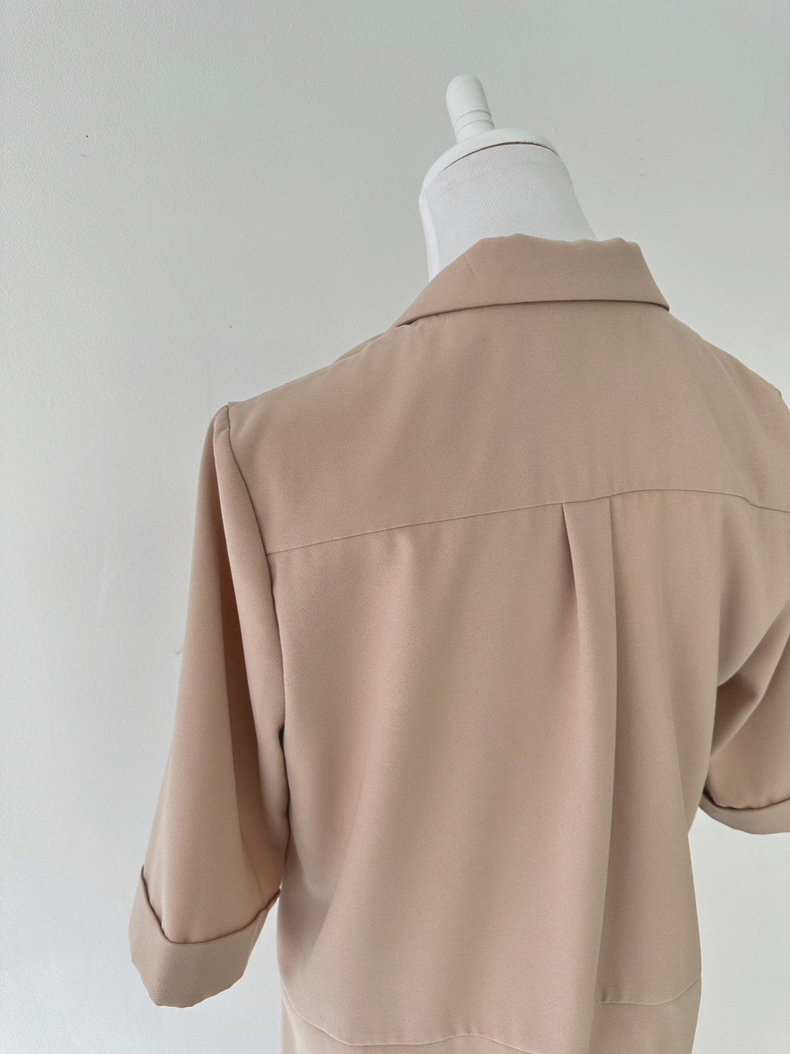 ANNA　半袖トレンチロンパースBEIGE
