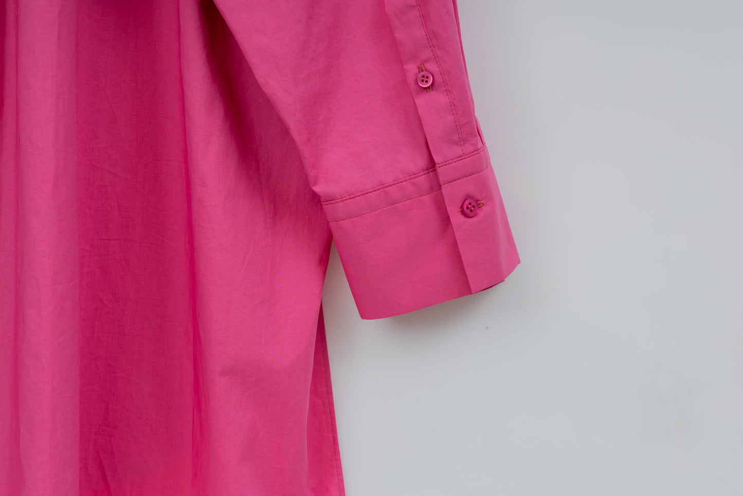 SOPHIE　配色ブラウス　NAVY STRIPE×PINK