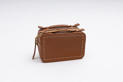 【NEW】BONPOINT　brown×white