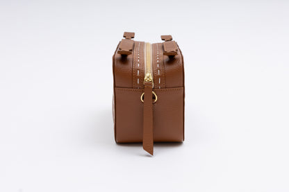 【NEW】BONPOINT　brown×white