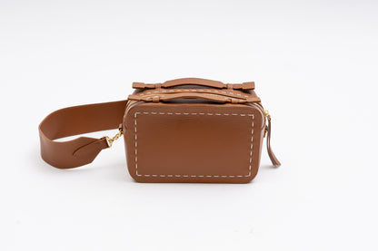 【NEW】BONPOINT　brown×white