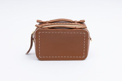 【NEW】BONPOINT　brown×white