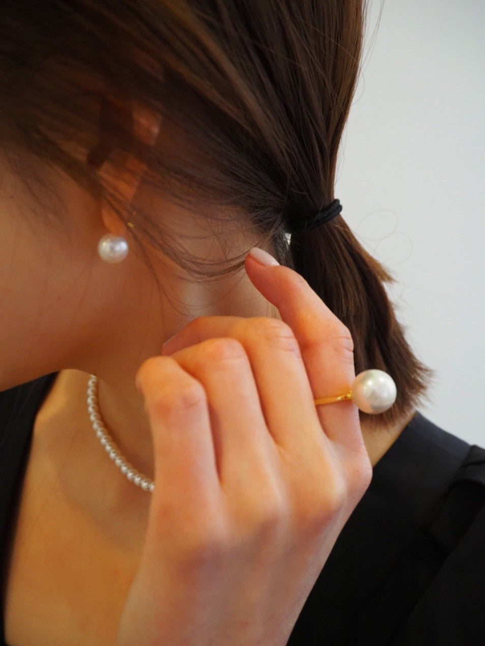 QUOTIDIAN　パールピアス　