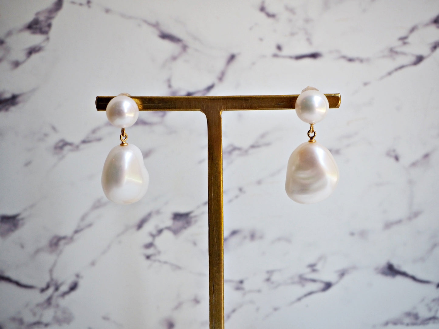 【NEW】JUMELLE　パールツインピアス