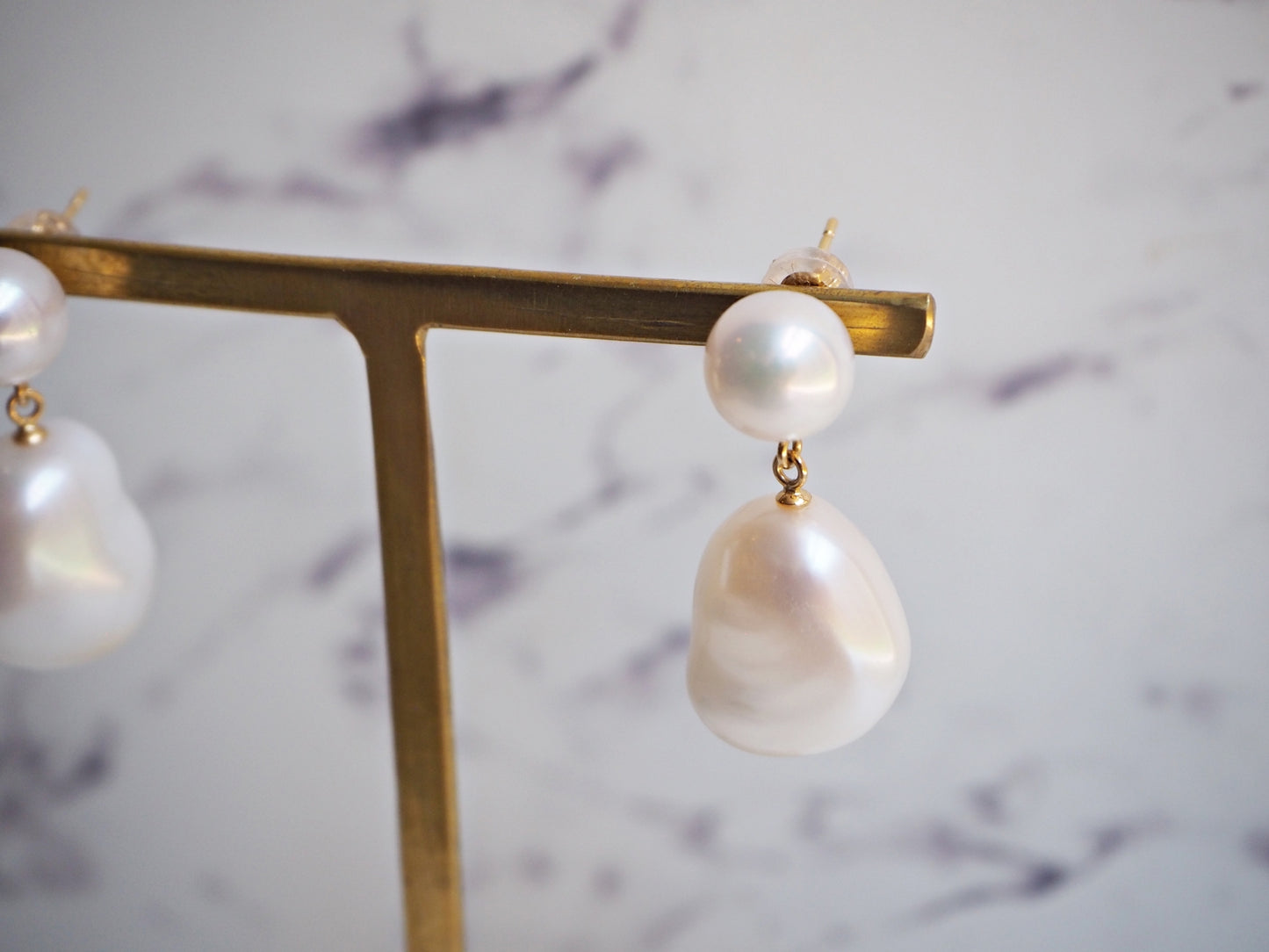 【NEW】JUMELLE　パールツインピアス