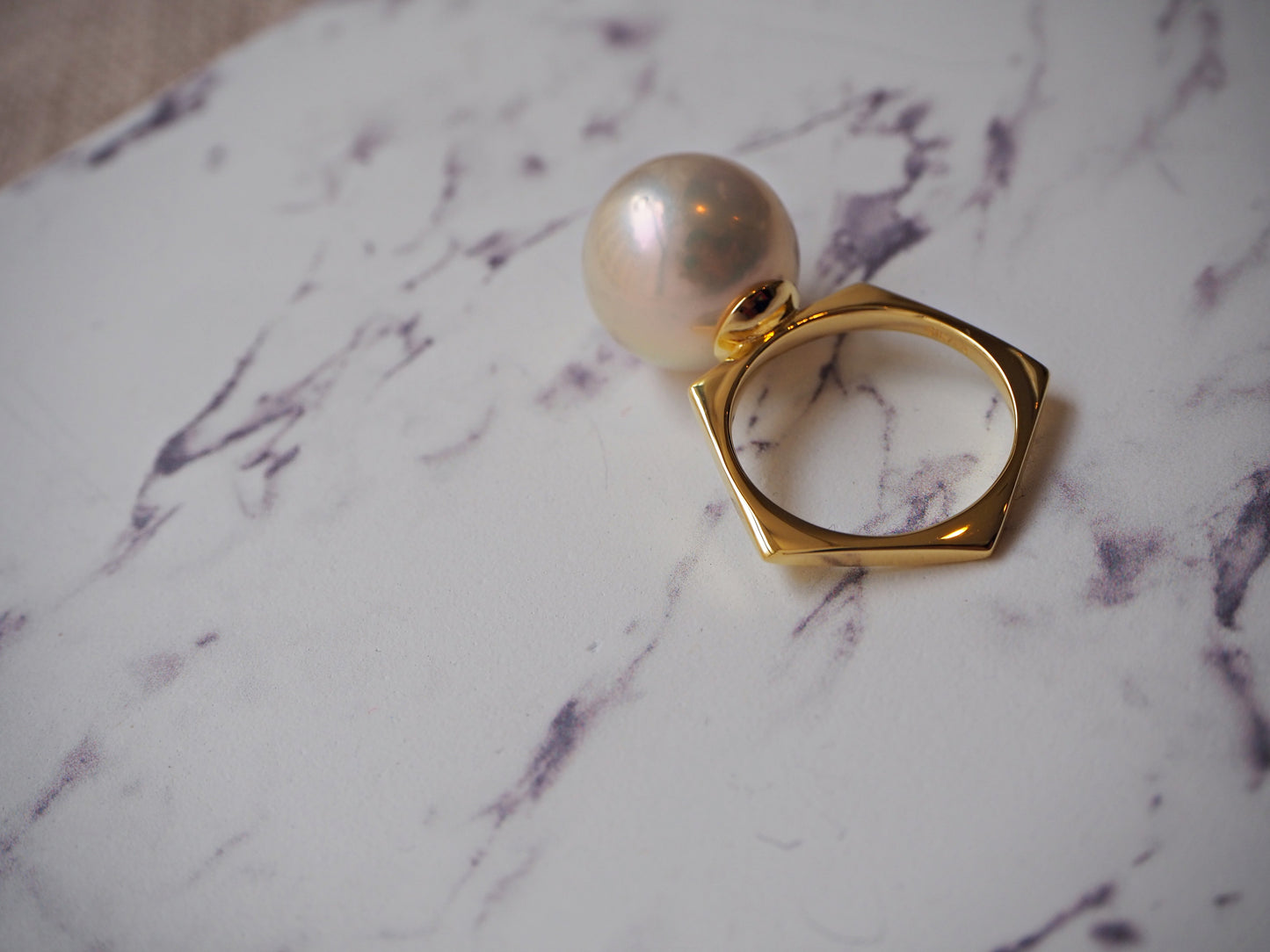 BONBON　ペンタゴンパールリング12mm